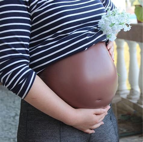 fake pregnant stomach